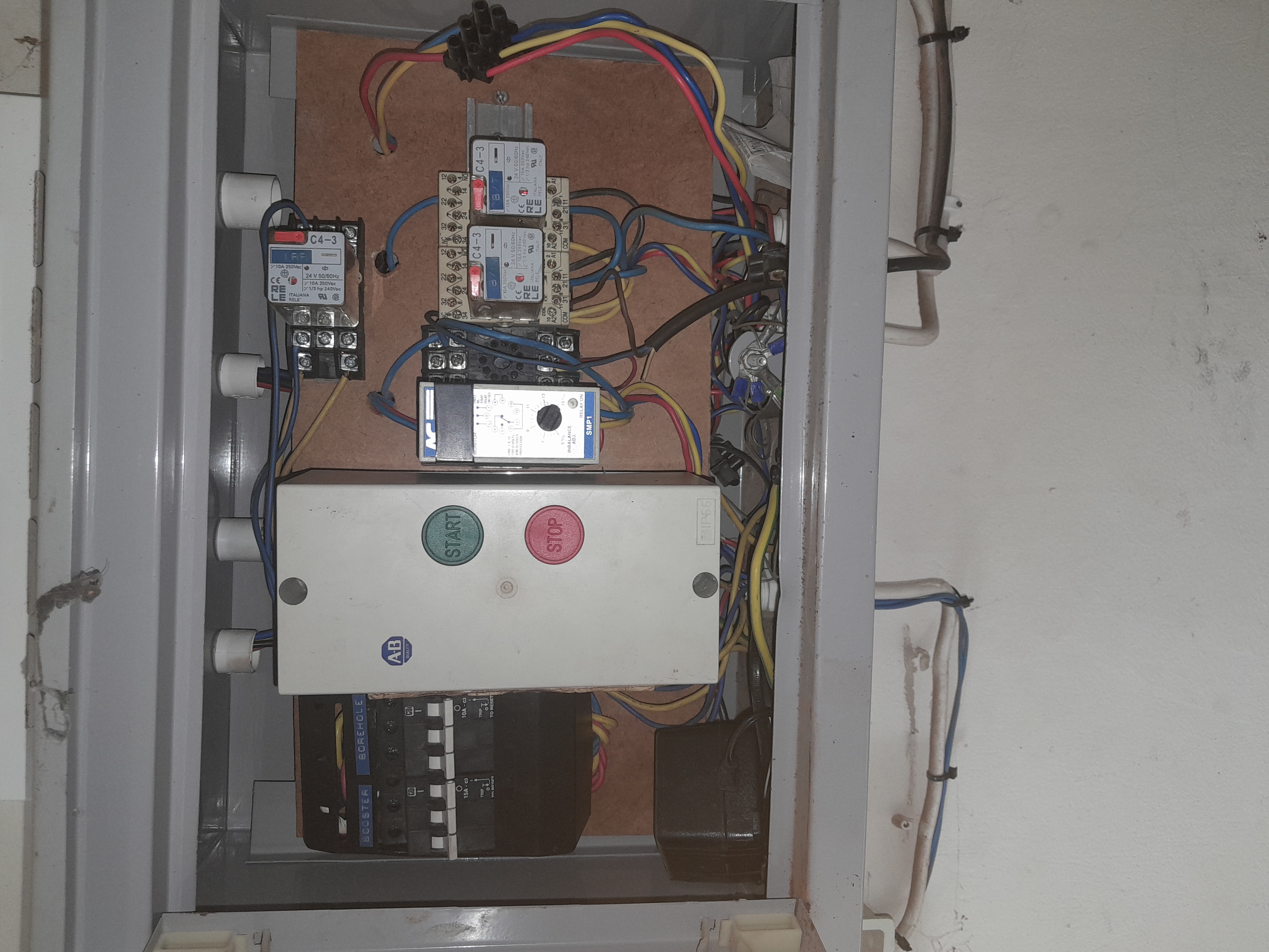 Pump control panel